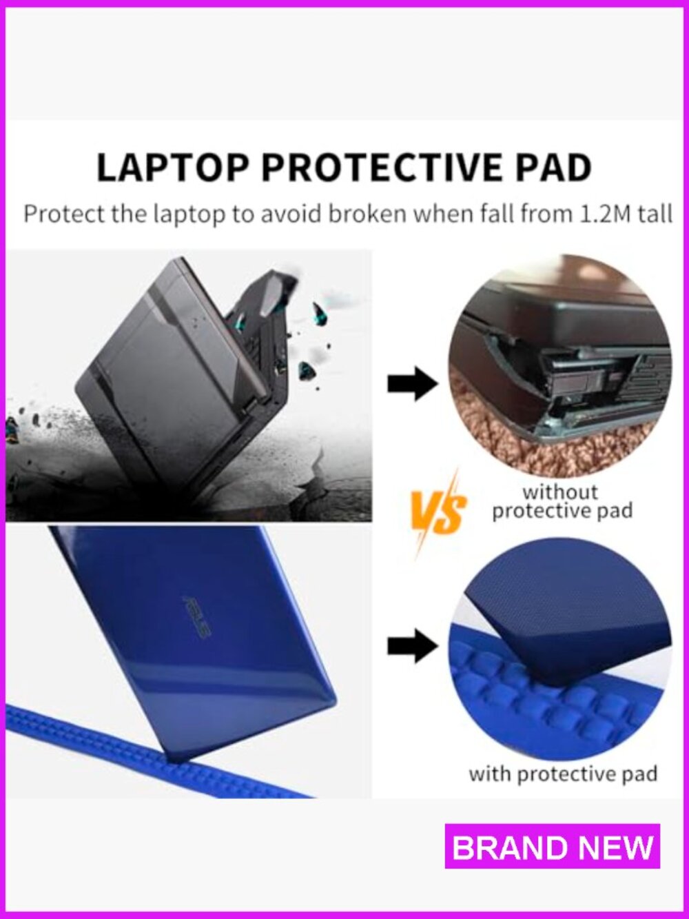 17 Inch Laptop Backpack with USB Charging Port Travel College Bag Water - Picture 5 of 6